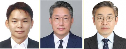 (왼쪽부터)신임 이병화 환경부 차관·김민석 노동부 차관·김완기 특허청장. 대통령실 제공